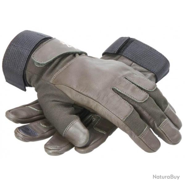 Gants TRACKER coloris vert pour les traqueurs par temps froid
