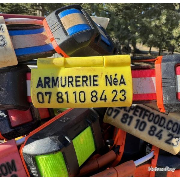 Attache antenne collier GARMIN personnalis�e ROSE