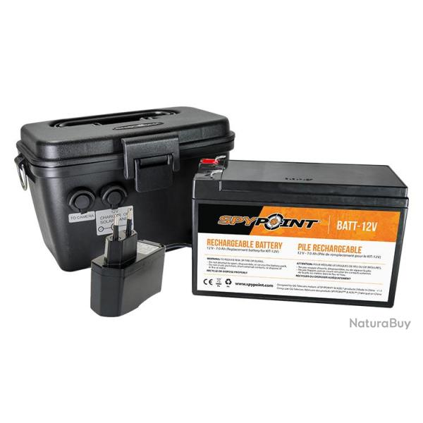 KIT BATTERIE POUR VOTRE CAMERA SPYPOINT 12V