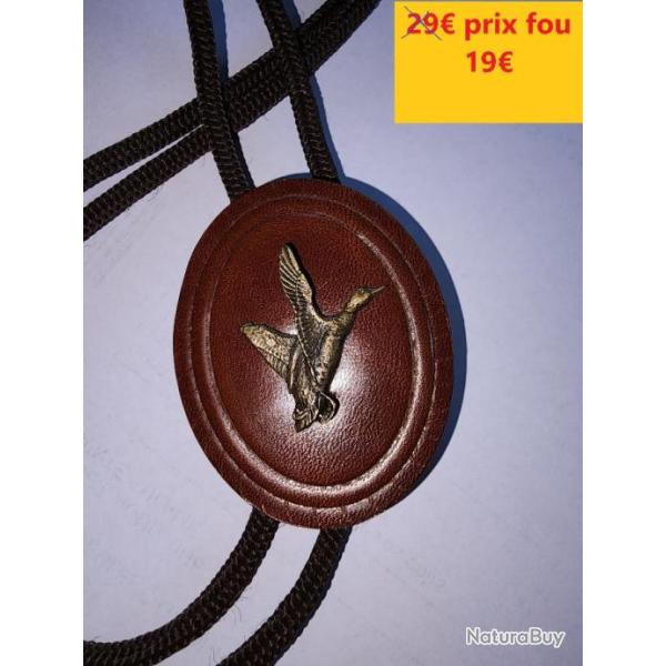 BOLO CANARD � L'ENVOL mont� sur cuir