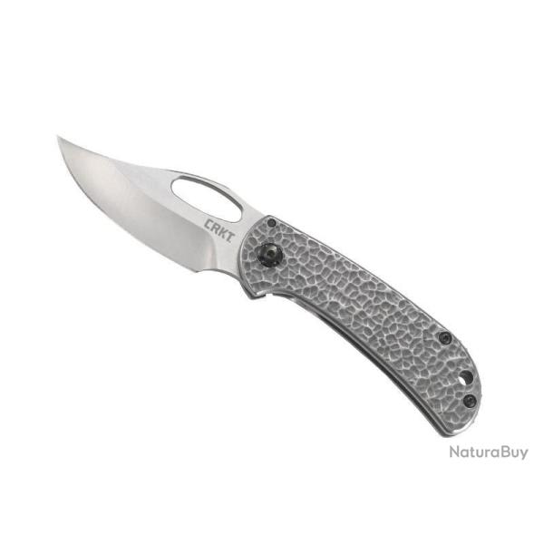 COUTEAU CRKT CHEHALEM  ACIER SATINE GRIS