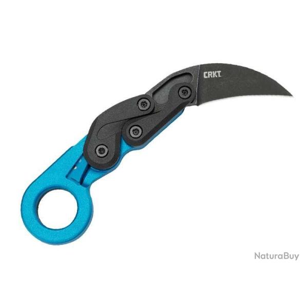 COUTEAU PLIANT CRKT PROVOKE BLEU METALLIQUE