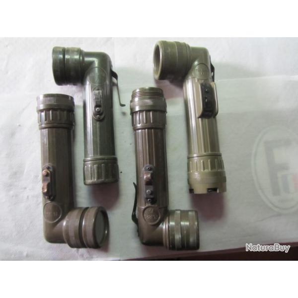 LOT DE QUATRES TL122D FR LAMPE DE COMBAT - C07