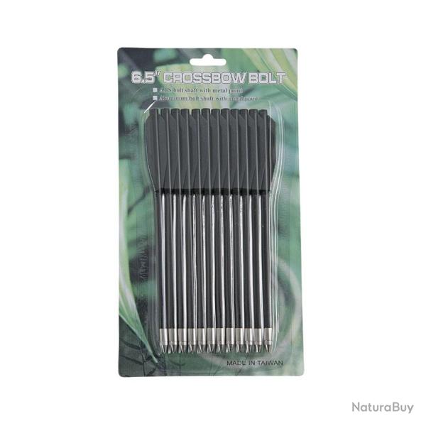 12 Fl�ches en plastique, pistolet arbal�tes � une main 50 et 80 livres Noir