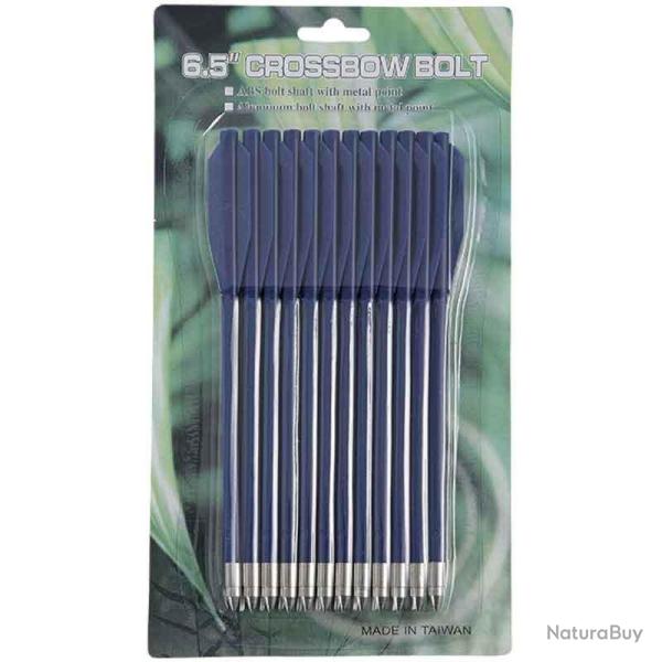 12 Fl�ches en plastique, pistolet arbal�tes � une main 50 et 80 livres Bleu