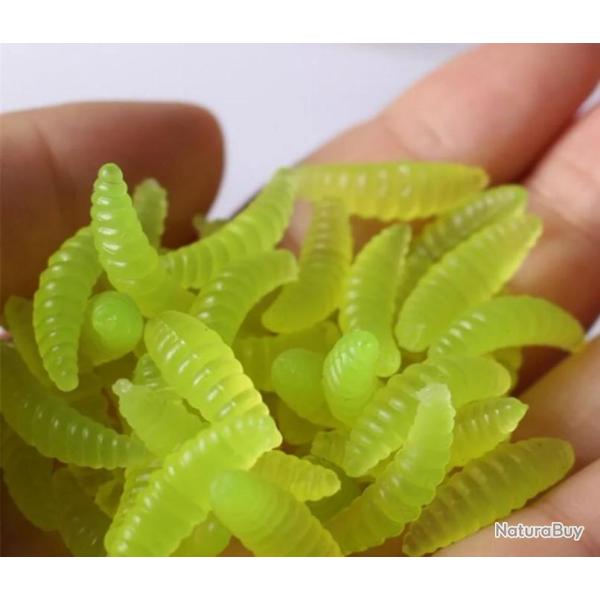 Leurre souple de deux cm.