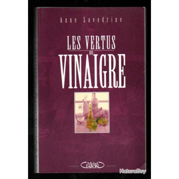 les vertus du vinaigre d'anne lavdrine