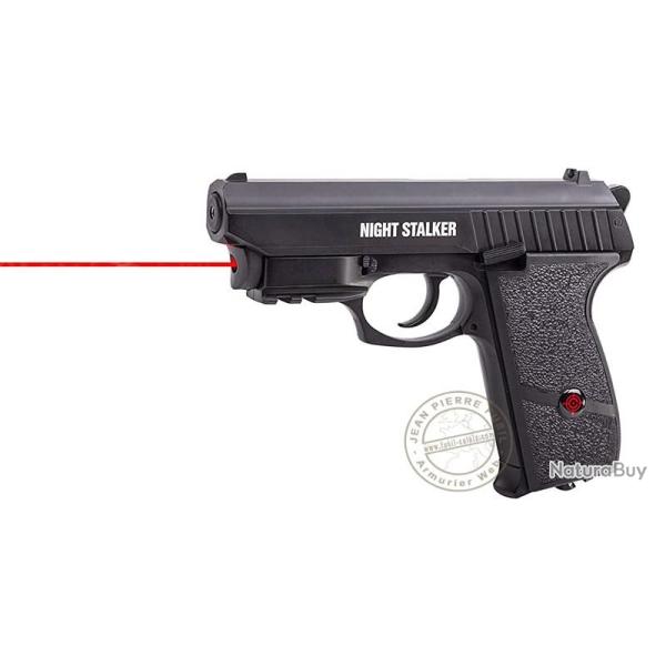 Pistolet � plomb CO2 4.5 mm BB CROSMAN Night Stalker Laser - Blowback (3,8 joules)