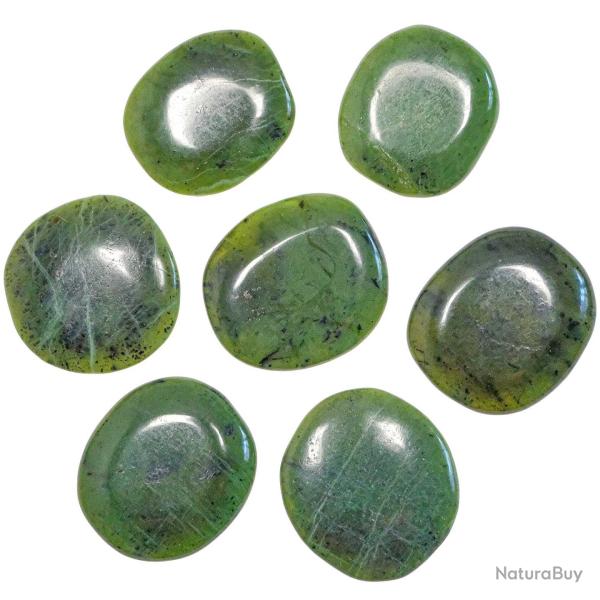 Galet plat jade n�phrite du Canada - A l'unit�
