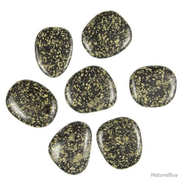 Galet plat porphyre imp�rial vert - A l'unit�