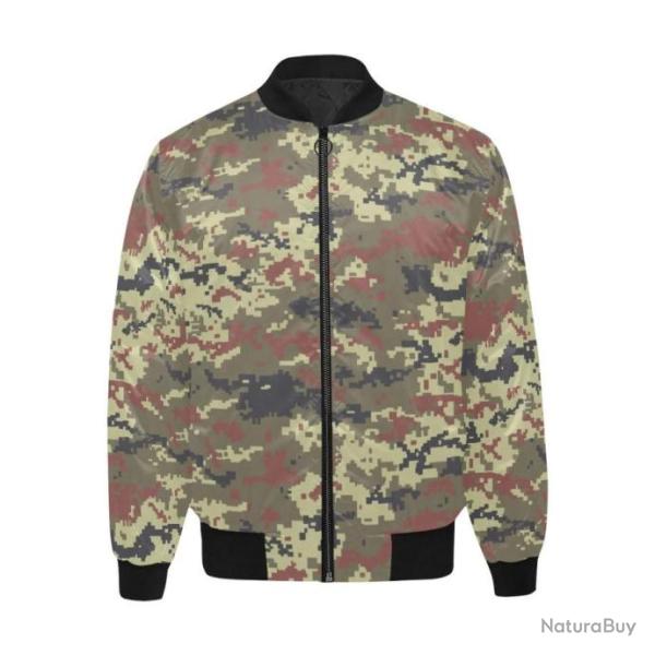 Blouson molletonn� bomber camouflage Ukrainien experimental 2012