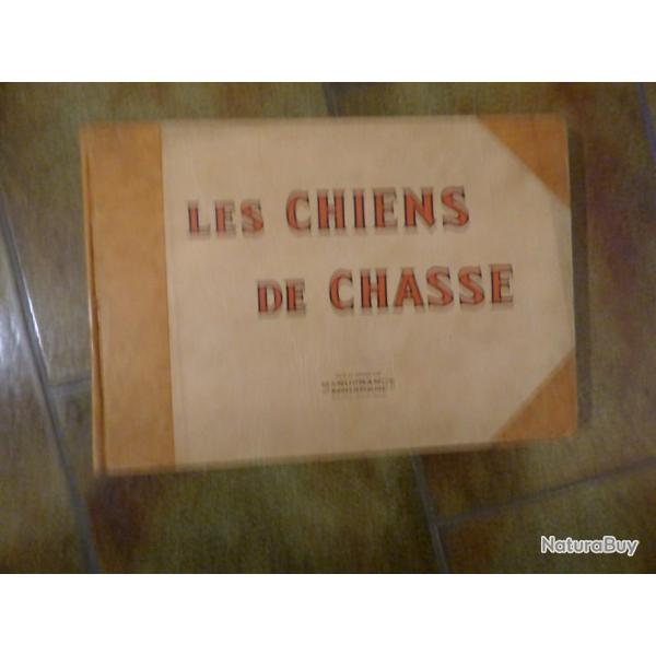LIVRE MANUFRANCE LES CHIENS DE CHASSE AQUARELLES DE FRANCOIS CASTELLAN  1950