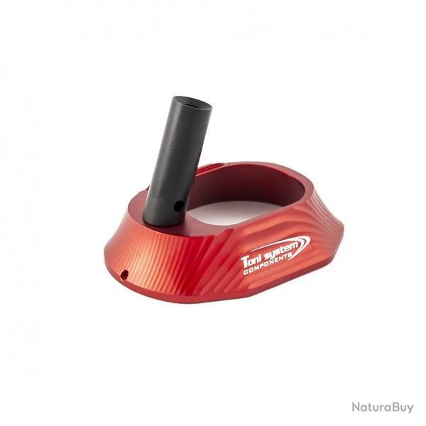 Magwell Open pour Beretta 92X, longueur 49 mm - Rouge - TONI SYSTEM