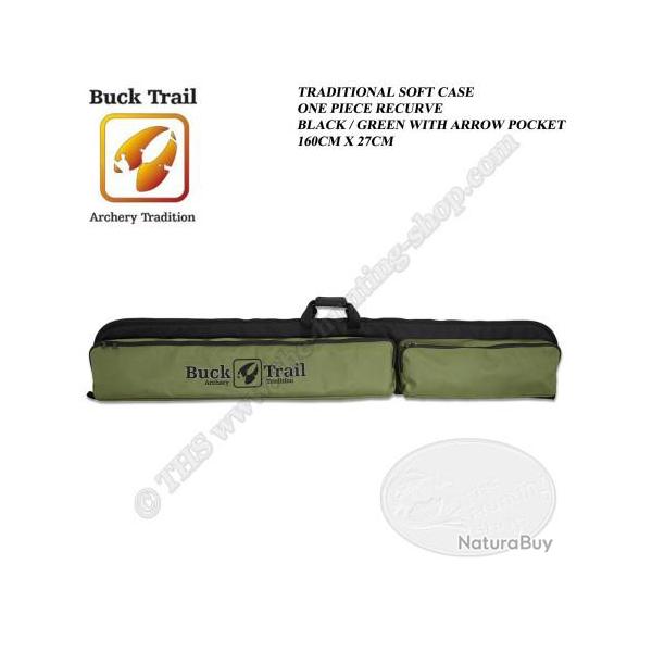 BUCK TRAIL Housse souple pour arc recurve avec 2 poches pour fl�ches et accessoires