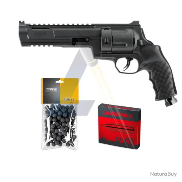 Pack Revolver CO2 T4E TR68 Gen2 cal. 68 16 joules + Billes + CO2 - Umarex
