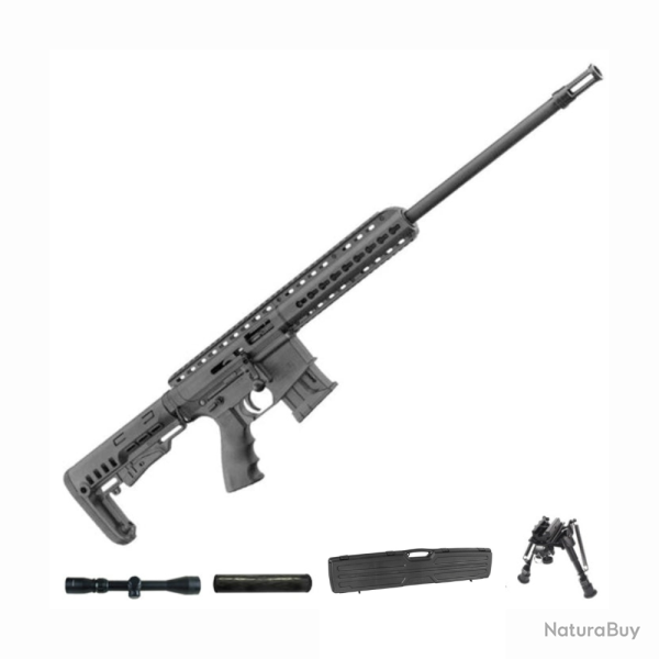 Carabine � verrou Pallas Deep Ba-15 - Cal. 22 LR - 22 LR / Pack Premium / 47 cm