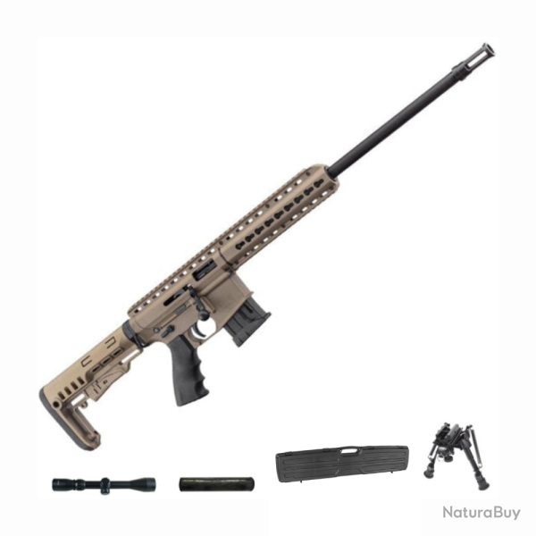 Carabine � r�p�tition Pallas Deep Ba-15 - 22 LR / 47 cm / Pack Premium