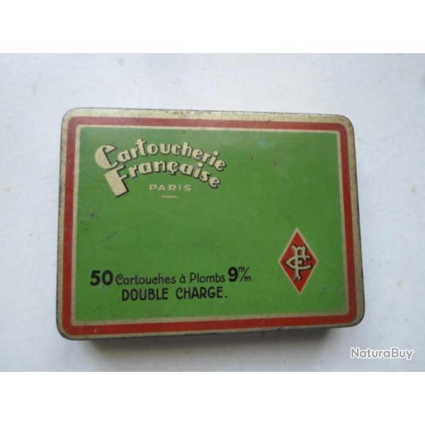 BOITE VIDE   pour 9mm double charge CARTOUCHERIE FRANCAISE