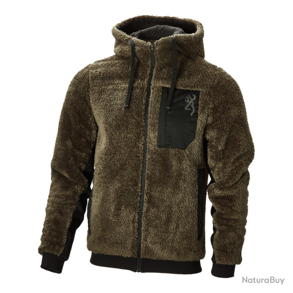 Sweatshirt Browning Warm Snap Sherpa Vert