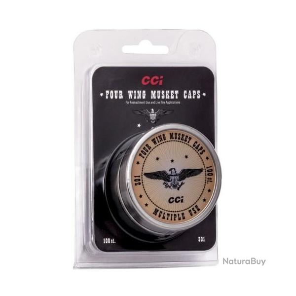 Amorce CCI poudre noire civil war reenactment musket caps 301