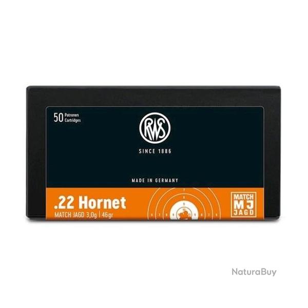 Munitions RWS Cal.22 Hornet MJ 3g 46gr PAR 50
