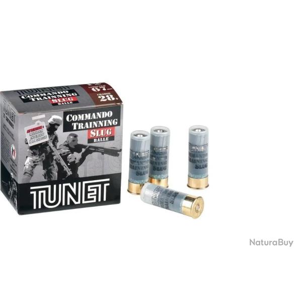 Cartouches Tunet Commando training Slug - cal.12   ( x 5 boites)