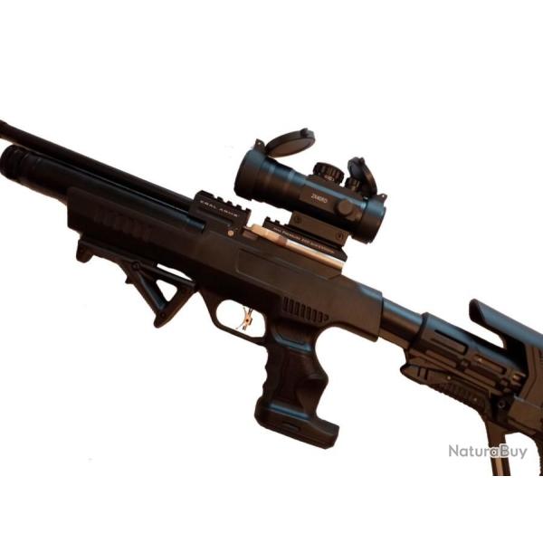 Pistolet PCP KRAL Puncher NP-01-TACTICAL + RED DOT Cal. 6,35 mm ,19,9 joul.-2