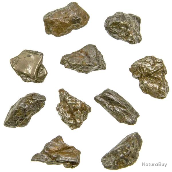 M�t�orite de Nantan (sid�rite) - 1.5 � 2.5 cm - A l'unit�