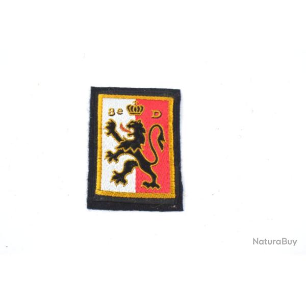 Insigne patch de bras brod� � coudre 8e D division d'infanterie. Ancien. (10184867)