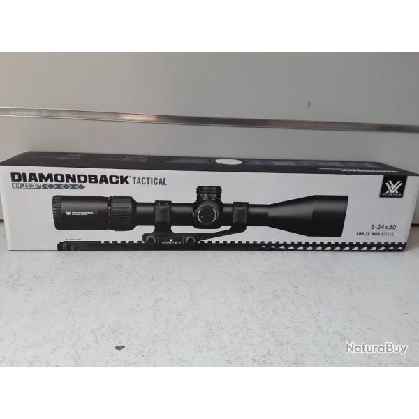 8302 LUNETTE VORTEX DIAMONDBACK TACTCAL 6-24x50 NEUF