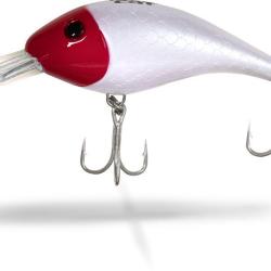 Poisson Nageur Black Cat Cranker 16cm 50 g 16cm Red/glow in the dark