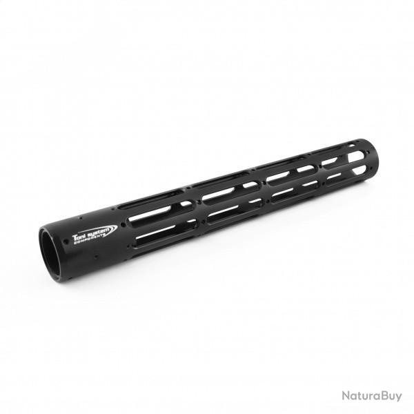 Garde-main AR9 4 fentes - longueur 310 mm  - 12 in - Noir- TONI SYSTEM