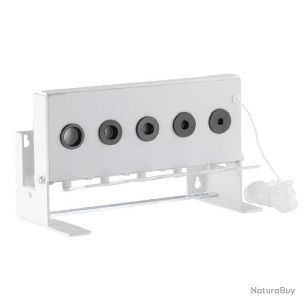 Cible mobile type biathlon pour 4.5 mm 5 cibles