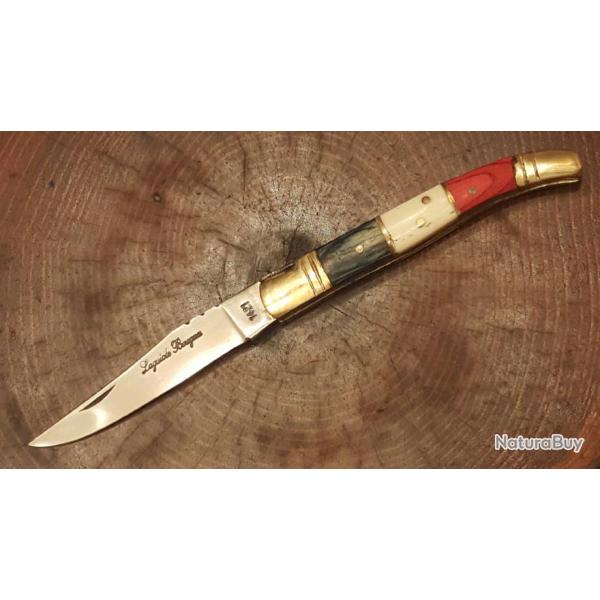 PLIANT LAGUIOLE R�PUBLICAIN - ETUI CUIR OFFERT