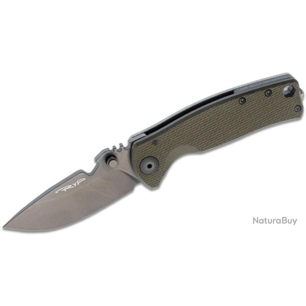 Couteau DPx Gear HEST/F Urban OD Green Manche G10/Titane Lame Acier CPM-154 IKBS Clip DPXHSF060