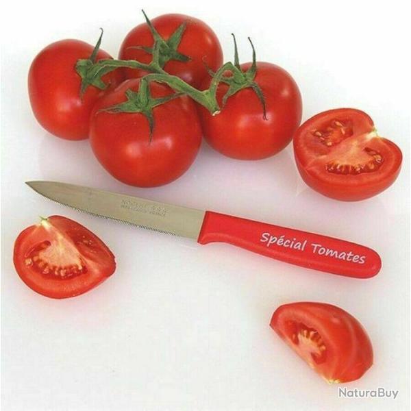 COUTEAU SPECIAL TOMATE NOGENT CRANTE 3 ETOILES INOX FRANCAIS