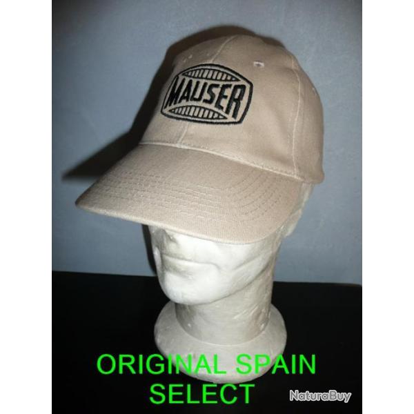 Casquette beige MAUSER ( 98K G98 C96 fusil carabine TAR TIR AIRSOFT PAINTBALL MILITARIA