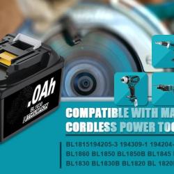 Batterie Compatible Makita BL1830 1815 1860 18V-6.0Ah 20260729082519