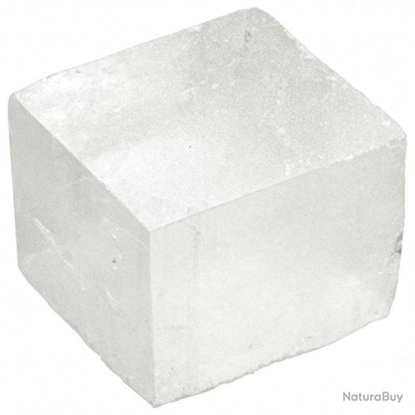 Pierre brute calcite optique blanche - A l'unit� 121 � 140 grammes