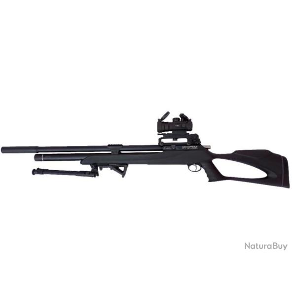 SNOWPEAK PCP CARABINE  M25AR15-TACTICAL RED DOT + BIPIED Calibre 5,5 mm, 19,9 Joul.