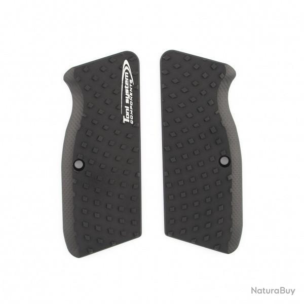 Poign�es longues Vybram pour Tanfoglio P19L-P21L-T95F - TONI SYSTEM - Noir