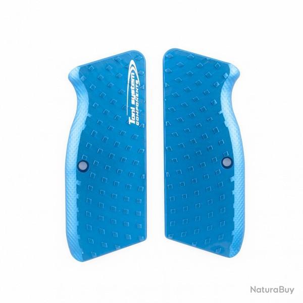 Poignes longues Vybram pour Tanfoglio P19L-P21L-T95F - TONI SYSTEM - Bleue