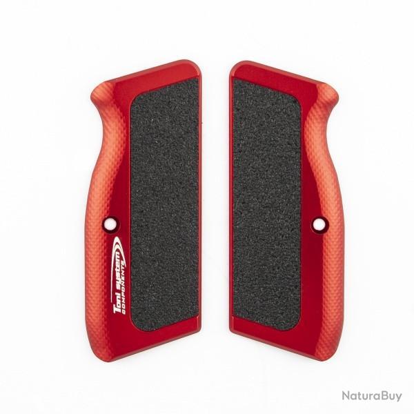 Poign�es longues Highgrip pour Tanfoglio P19L-P21L-T95F - TONI SYSTEM  - Rouge
