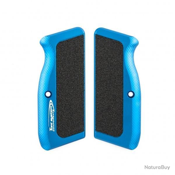 Poign�es longues Highgrip pour Tanfoglio P19L-P21L-T95F - TONI SYSTEM  - Bleu