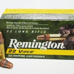 500 Munitions Remington 22 lr cuivr&eacute;e VIPER HV 36 grains 