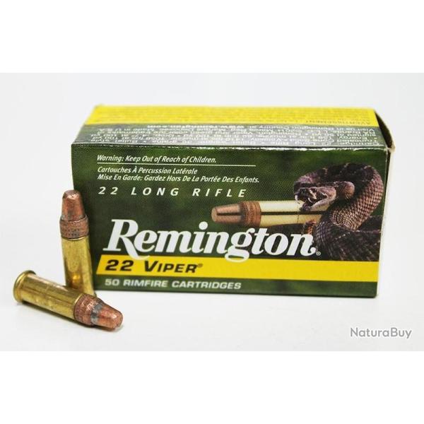 500 Munitions Remington 22 lr cuivr�e VIPER HV 36 grains 