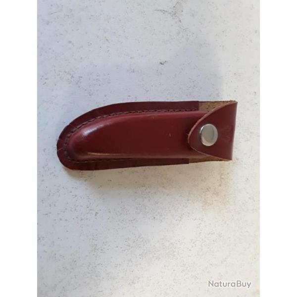 9446 ETUI POUR COUTEAUX LAGUIOLE CUIR NEUF