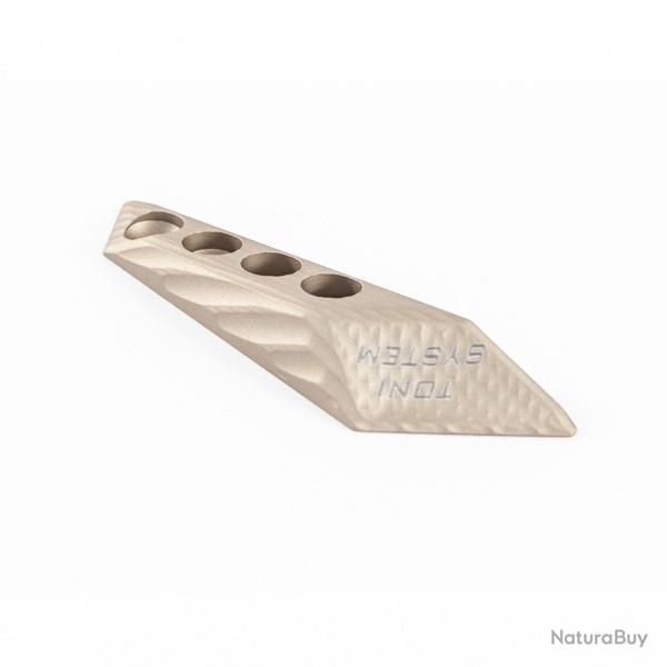 Repose-pouce 3D, c�t� droit, tireur gaucher - TONI SYSTEM - Sable