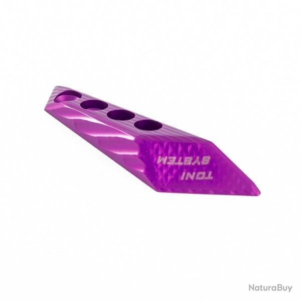 Repose-pouce 3D, c�t� droit, tireur gaucher - TONI SYSTEM - Violet