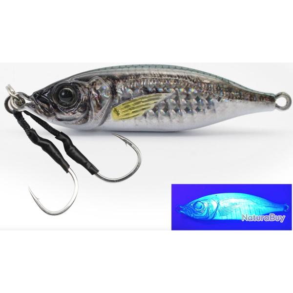 Jig Mer Little Jack Metal Adict 06 10g 10g Hikari Aji UV